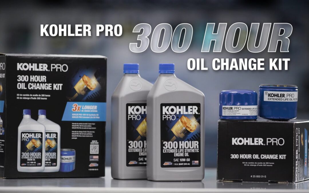 Kohler Engine – 300 Hour Oil Change